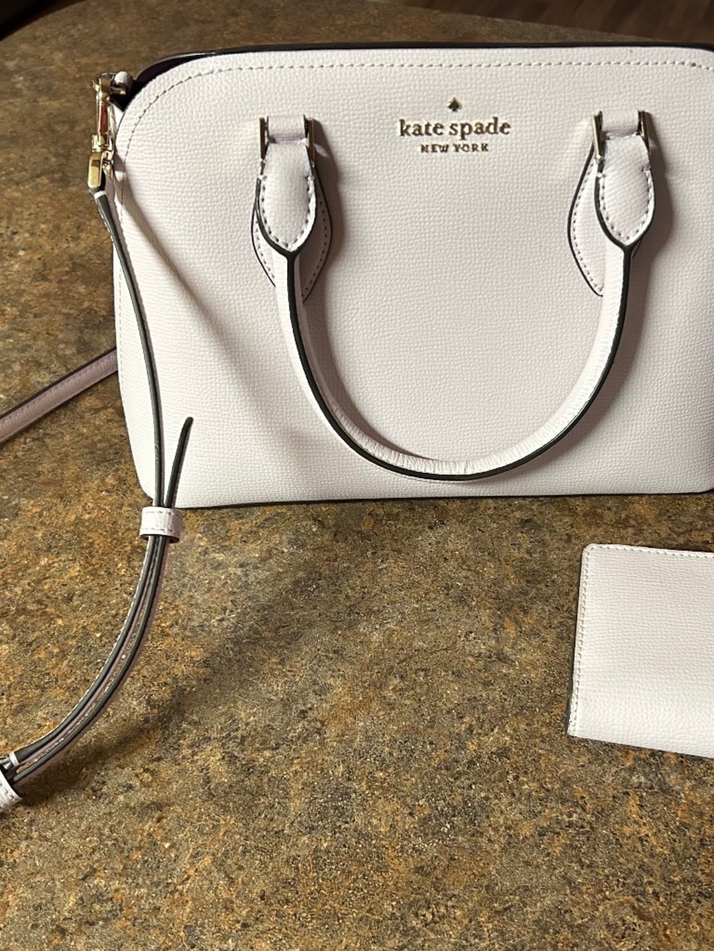 Kate Spade Light Pink small handbag & wallet